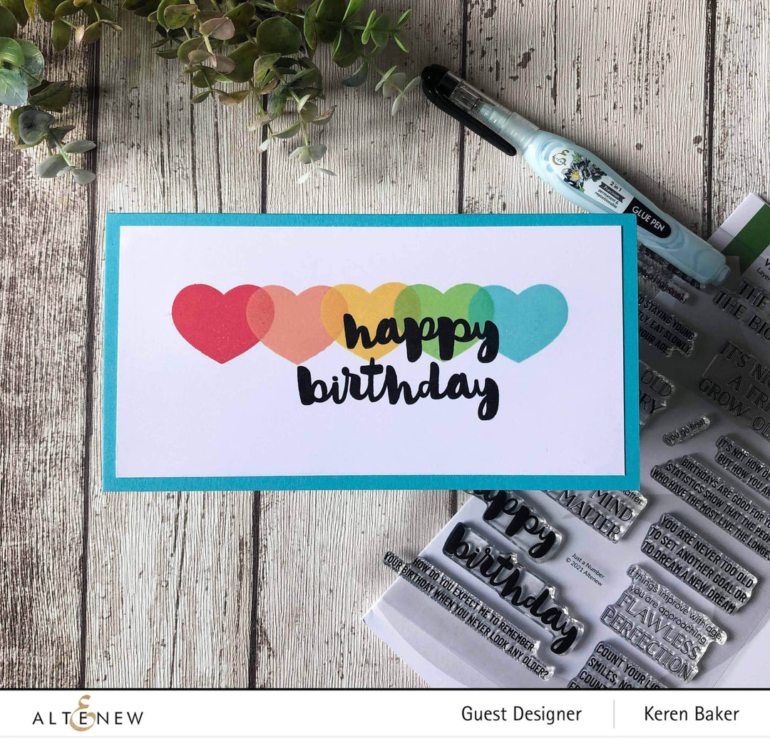 Photocentric Clear Stamps Just a Number Stamp Set