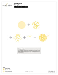 Knit & Natter Stamp Set