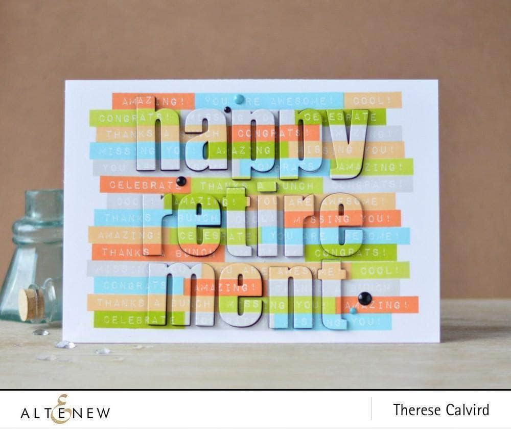 Photocentric Clear Stamps Label Love Stamp Set