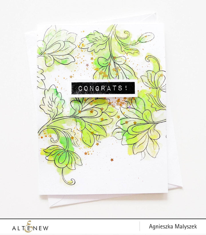 Photocentric Clear Stamps Label Love Stamp Set