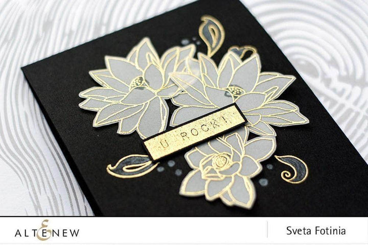 Photocentric Clear Stamps Label Love Stamp Set