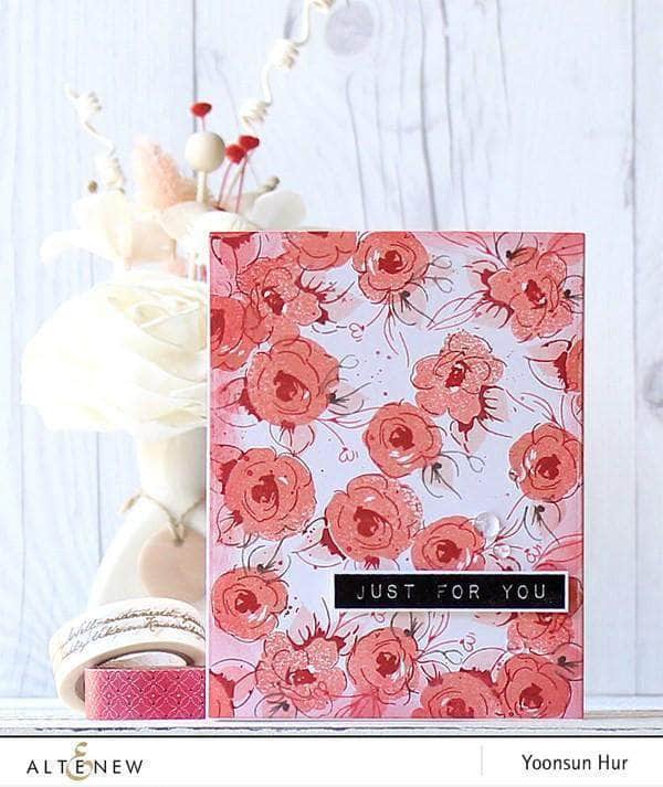 Photocentric Clear Stamps Label Love Stamp Set