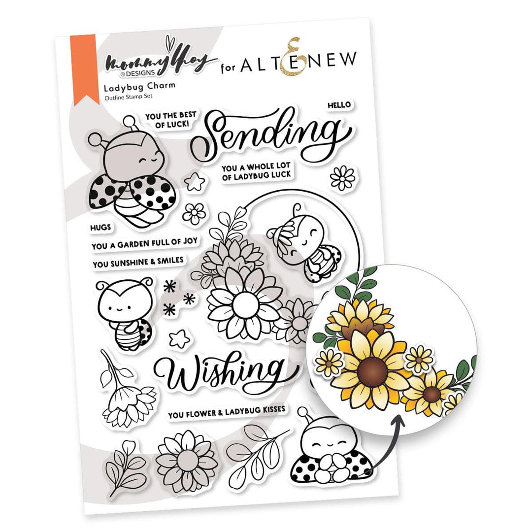 Ladybug Charm Stamp Set