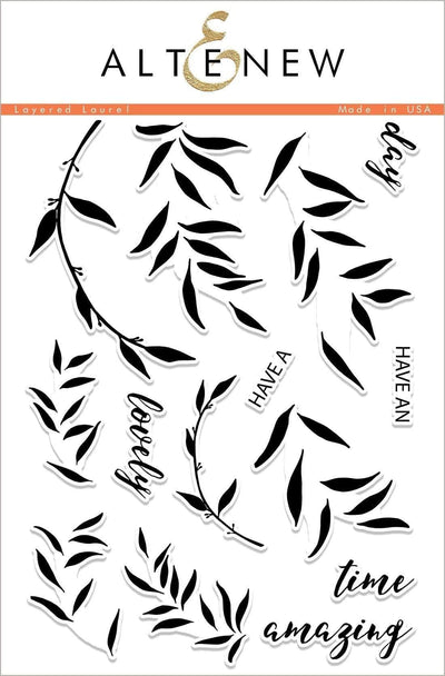 Pine Branches, Layered Clear Stamp Set