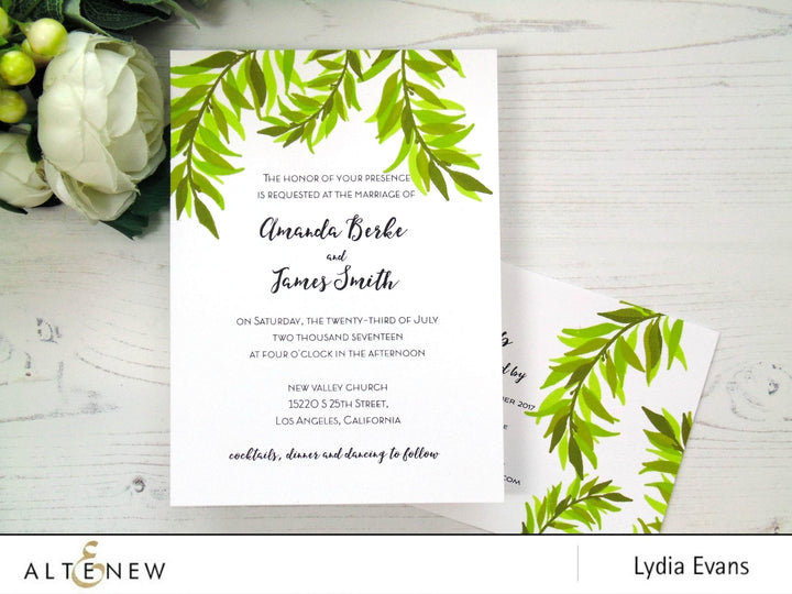 Photocentric Clear Stamps Layered Laurel Stamp Set