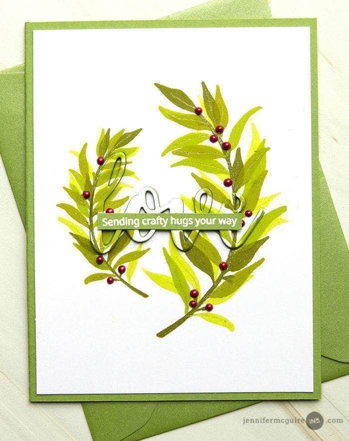 Photocentric Clear Stamps Layered Laurel Stamp Set