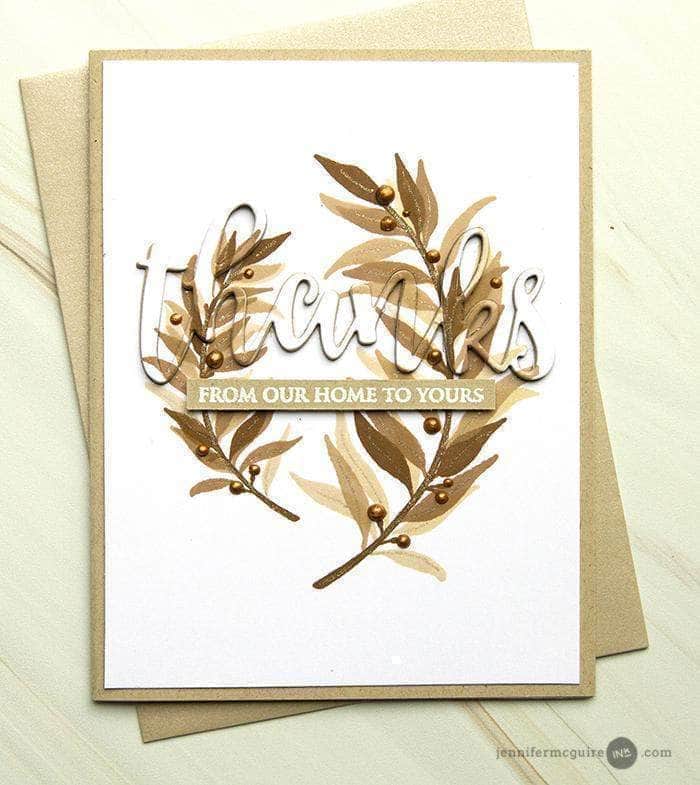Photocentric Clear Stamps Layered Laurel Stamp Set