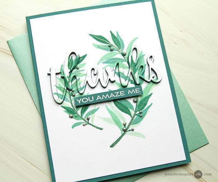 Photocentric Clear Stamps Layered Laurel Stamp Set