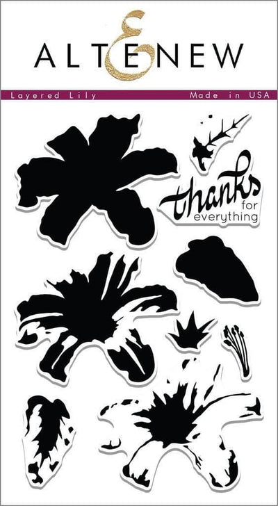 Photocentric Clear Stamps Layered Lily Stamp Set