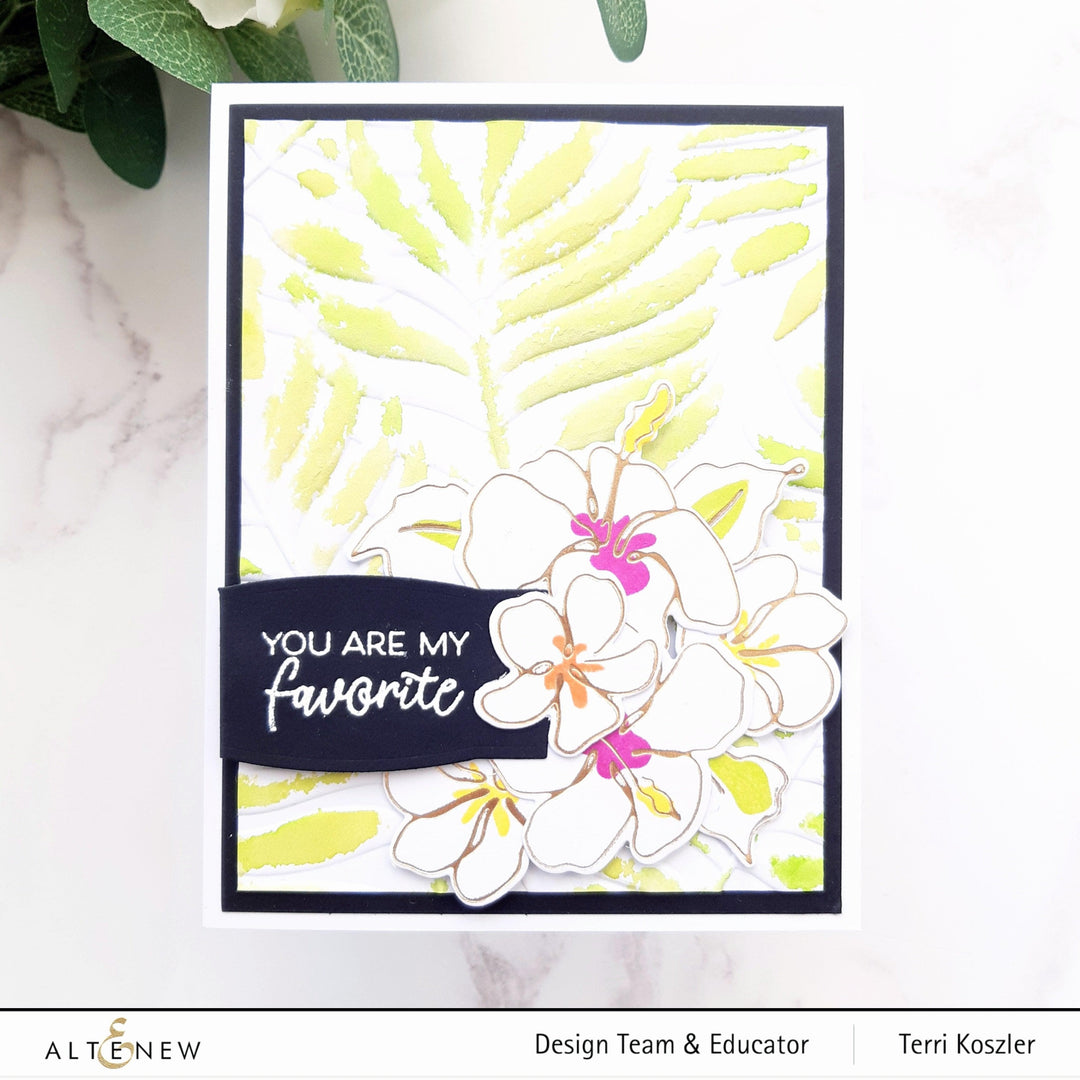 Photocentric Clear Stamps Linear Life: Tropical Garden Stamp Set