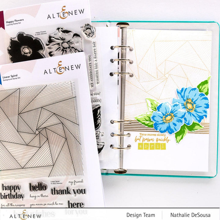 Photocentric Clear Stamps Linear Spiral Stamp Set