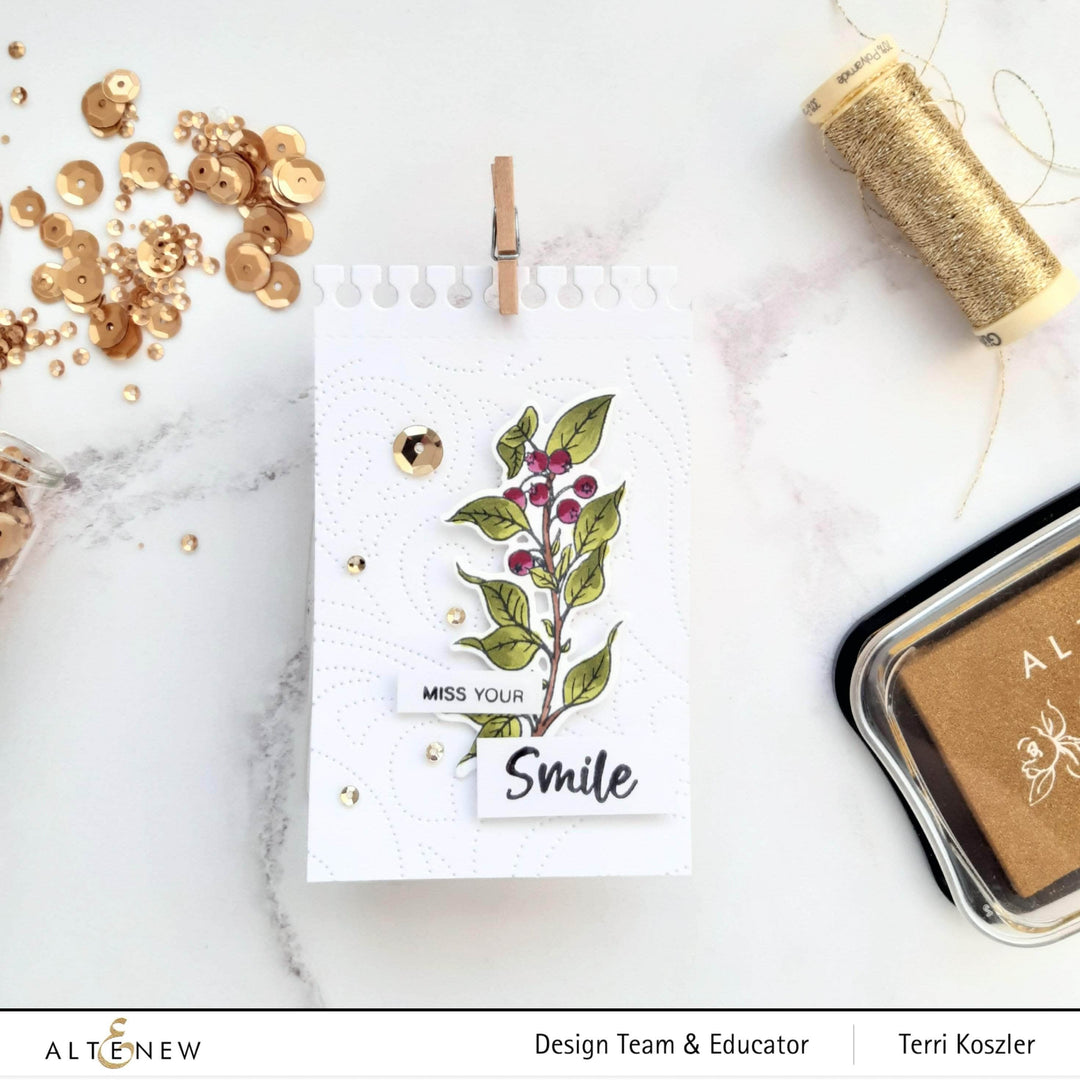 Photocentric Clear Stamps Lingonberry Branch Stamp Set