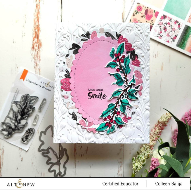 Photocentric Clear Stamps Lingonberry Branch Stamp Set
