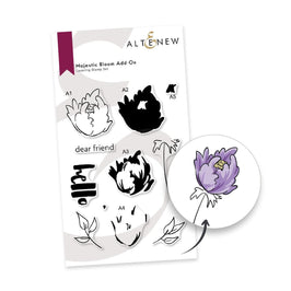 Photocentric Clear Stamps Majestic Bloom Add-On Stamp Set