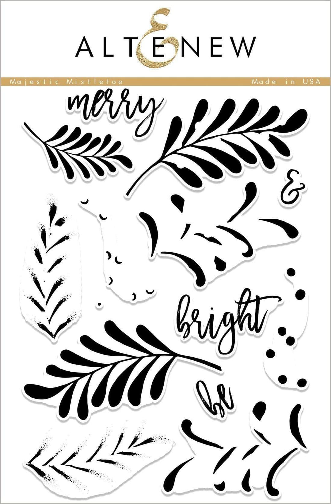 Photocentric Clear Stamps Majestic Mistletoe Stamp Set