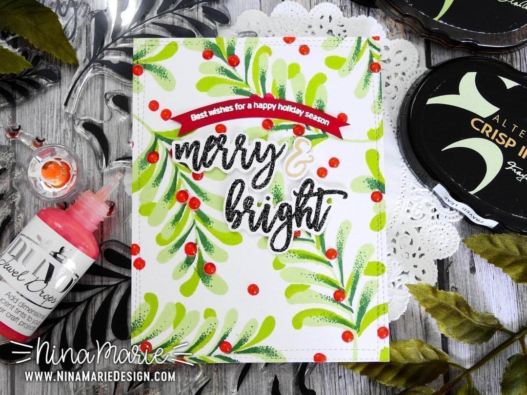 Photocentric Clear Stamps Majestic Mistletoe Stamp Set