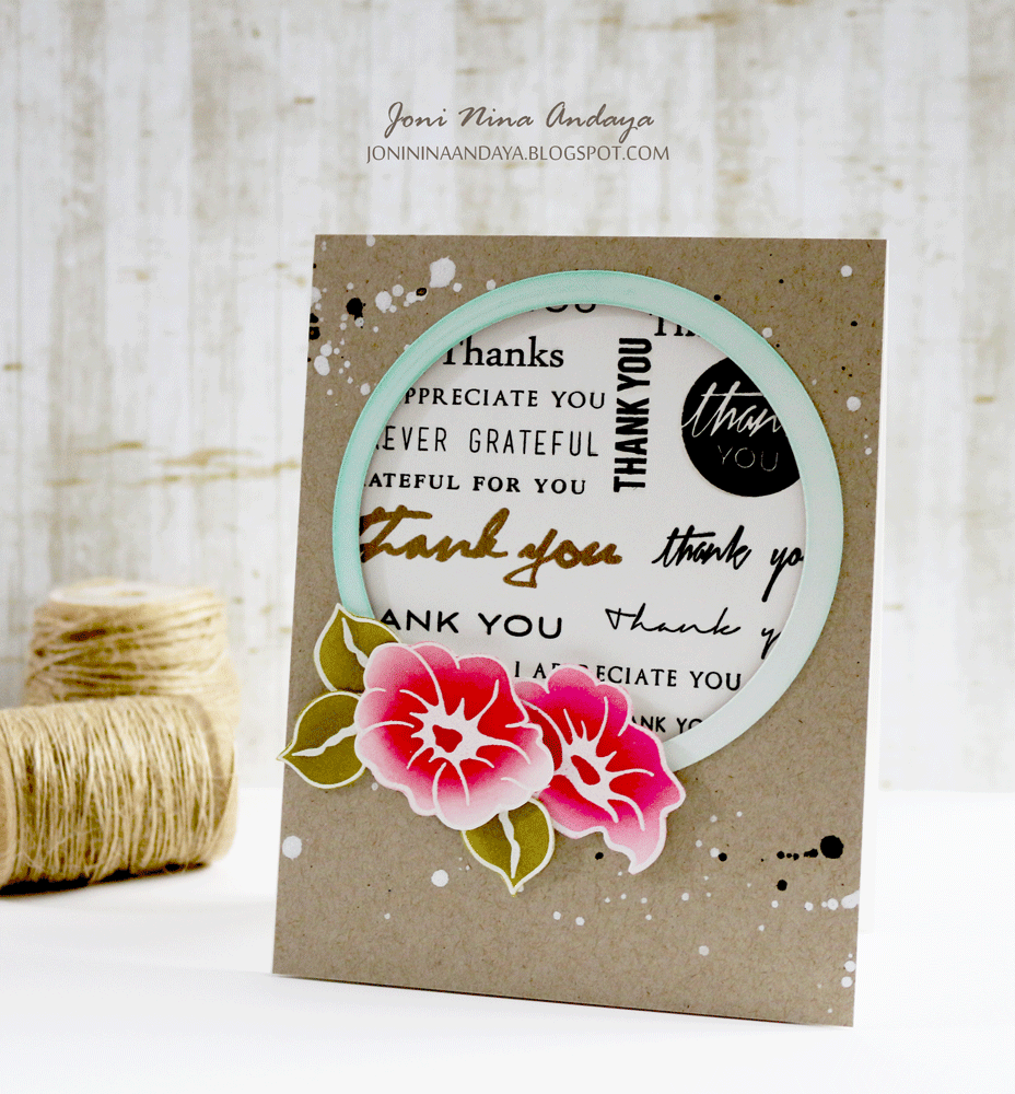 Photocentric Clear Stamps Many Thanks Stamp Set