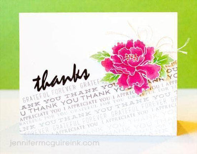 Photocentric Clear Stamps Many Thanks Stamp Set