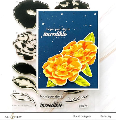Photocentric Clear Stamps Marbled Bloom Stamp Set