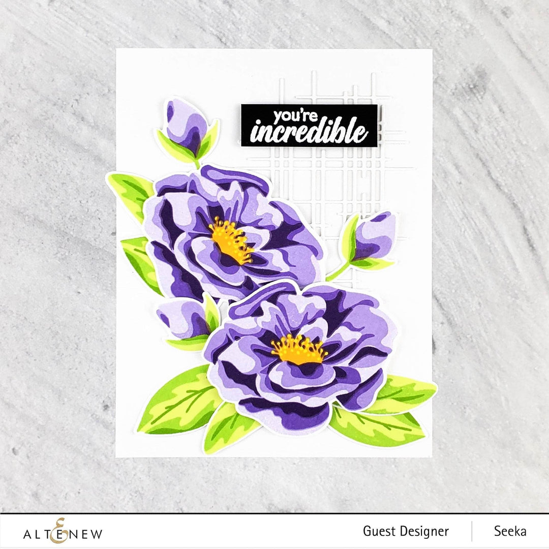 Photocentric Clear Stamps Marbled Bloom Stamp Set