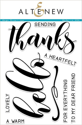 Photocentric Clear Stamps Mega Greetings Stamp Set