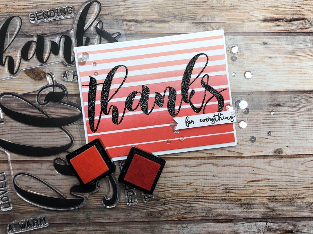 Photocentric Clear Stamps Mega Greetings Stamp Set