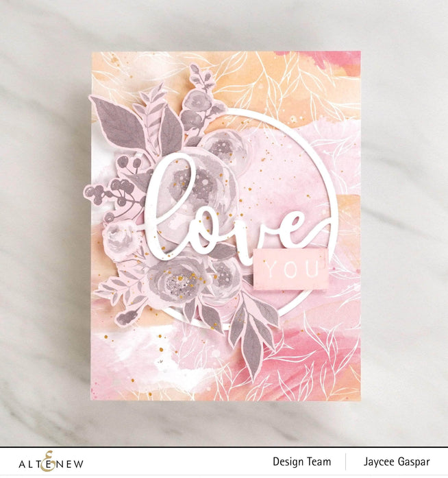 Photocentric Clear Stamps Mega Label Love Stamp Set