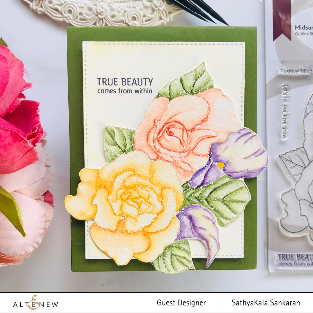 Photocentric Clear Stamps Midsummer Bouquet Stamp Set