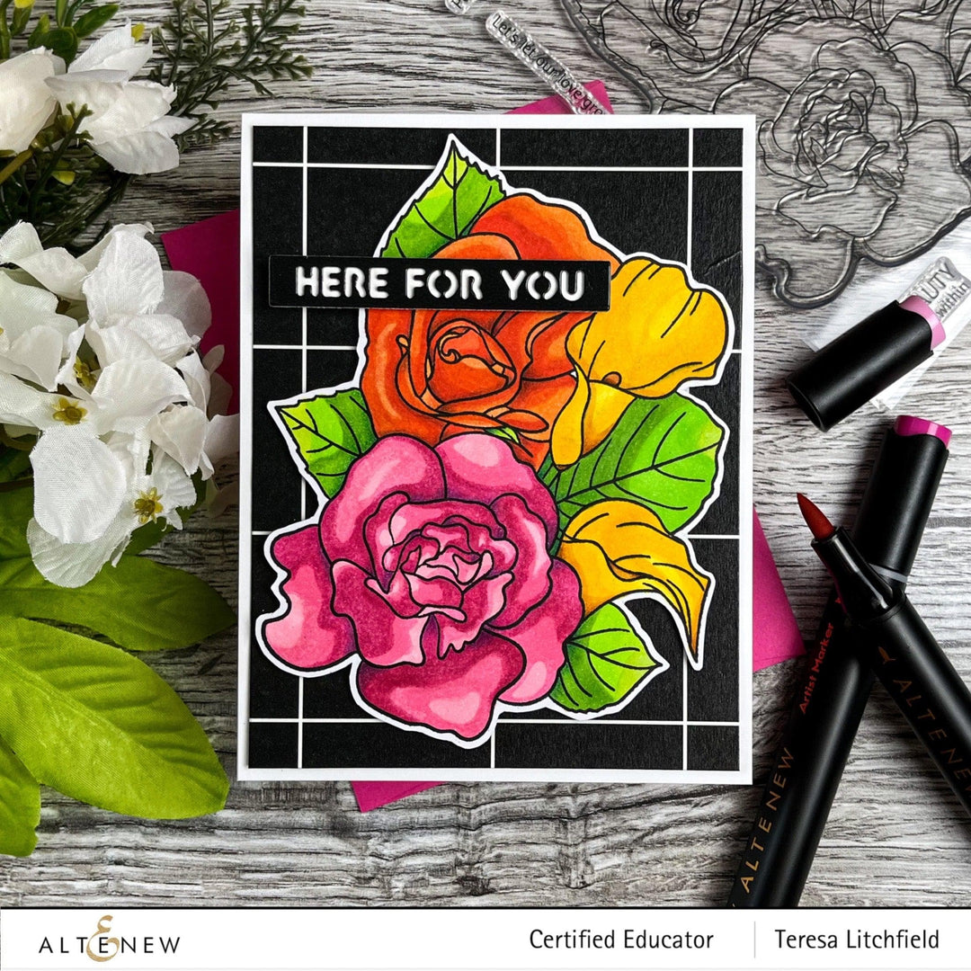 Photocentric Clear Stamps Midsummer Bouquet Stamp Set