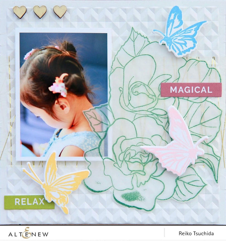 Photocentric Clear Stamps Midsummer Bouquet Stamp Set