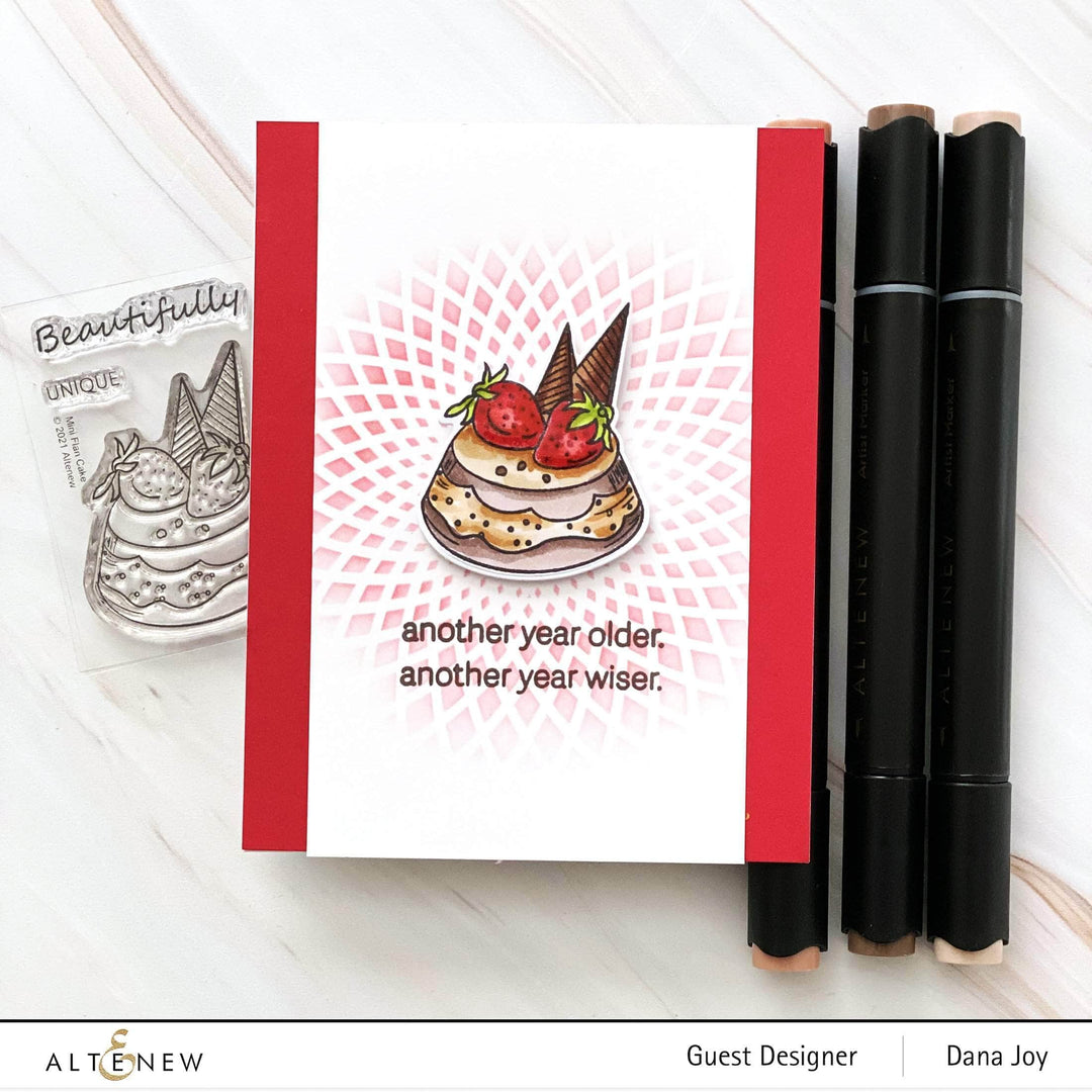 Photocentric Clear Stamps Mini Flan Cake Stamp Set