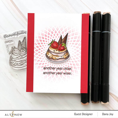 Photocentric Clear Stamps Mini Flan Cake Stamp Set