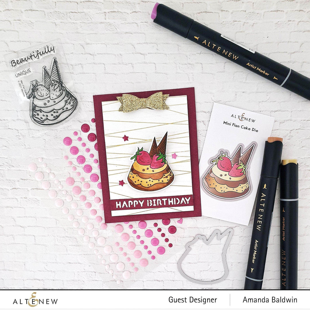 Photocentric Clear Stamps Mini Flan Cake Stamp Set