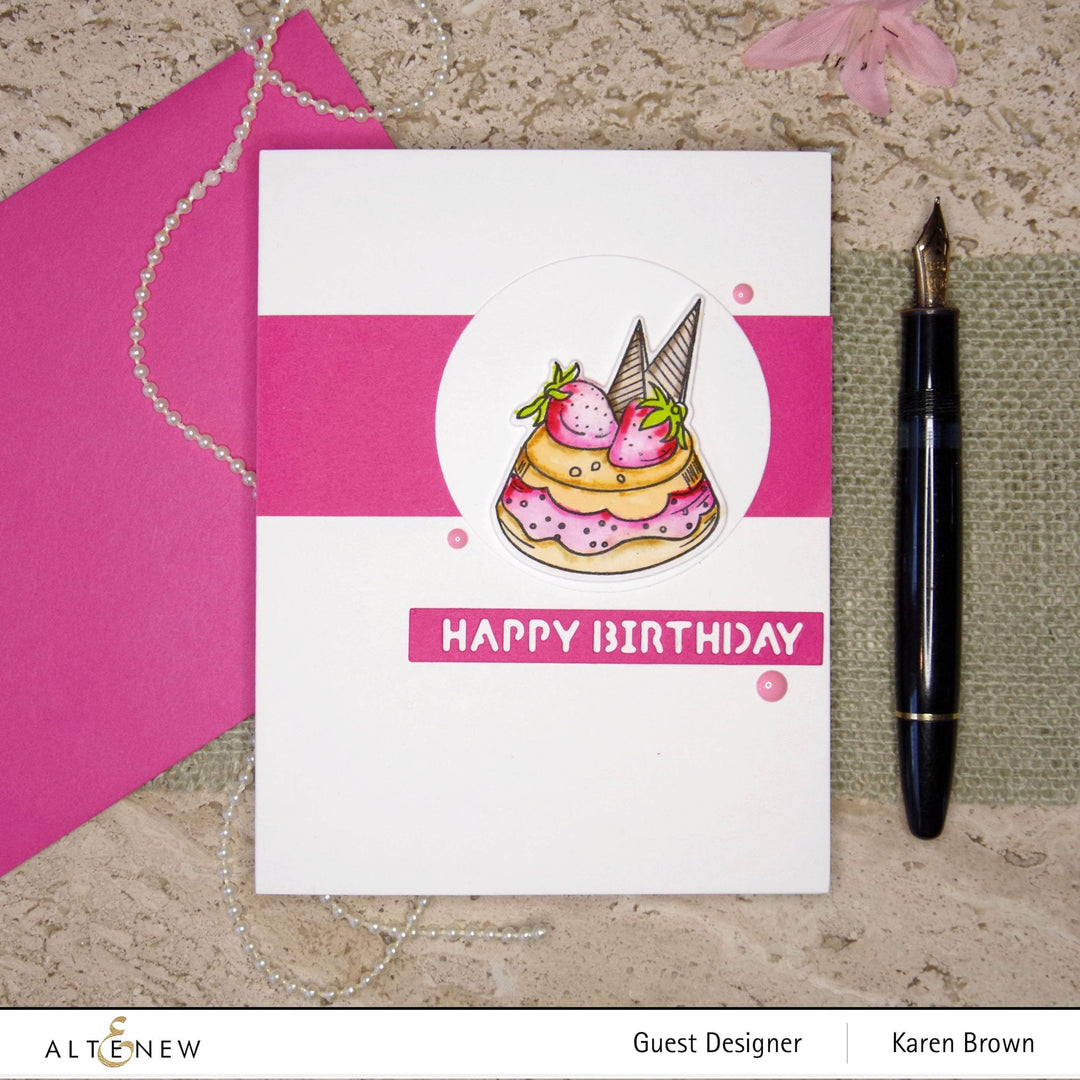 Photocentric Clear Stamps Mini Flan Cake Stamp Set