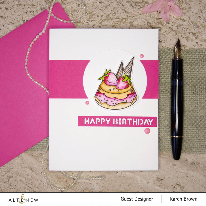 Photocentric Clear Stamps Mini Flan Cake Stamp Set