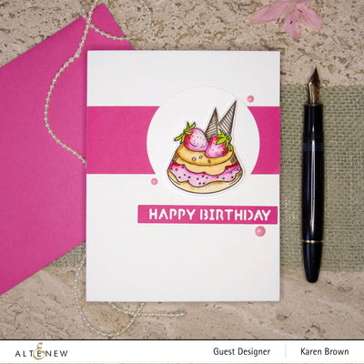 Photocentric Clear Stamps Mini Flan Cake Stamp Set