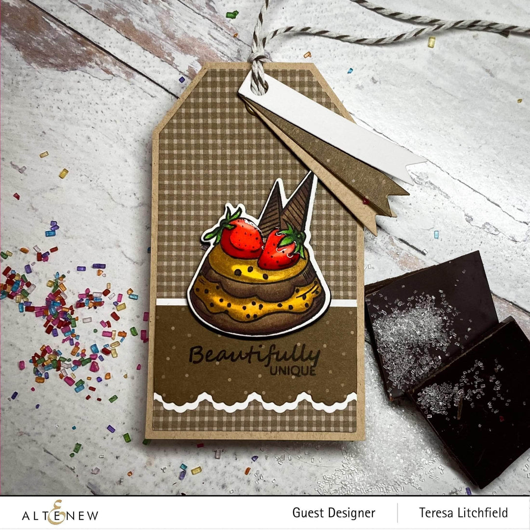 Photocentric Clear Stamps Mini Flan Cake Stamp Set