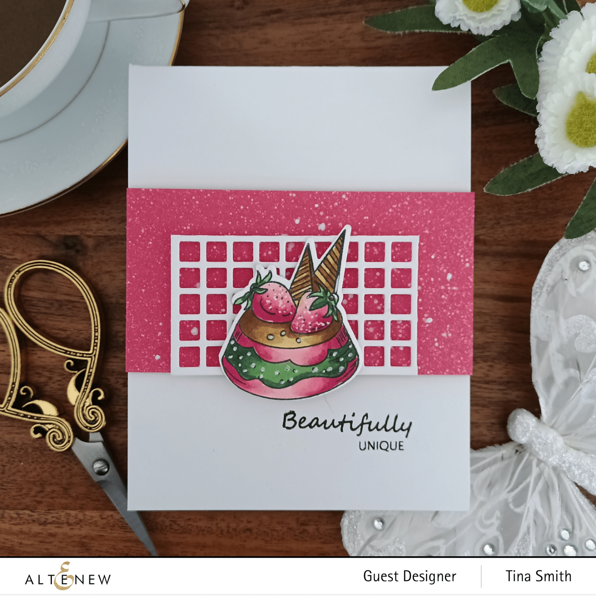 Photocentric Clear Stamps Mini Flan Cake Stamp Set