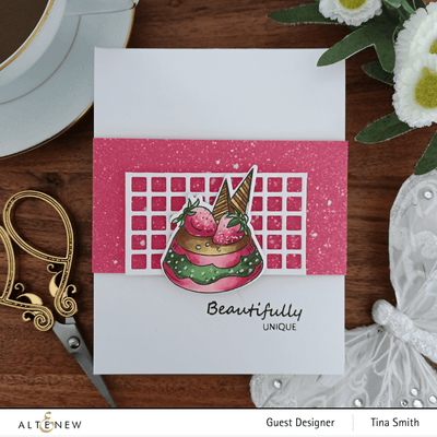 Photocentric Clear Stamps Mini Flan Cake Stamp Set