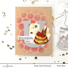 Photocentric Clear Stamps Mini Flan Cake Stamp Set