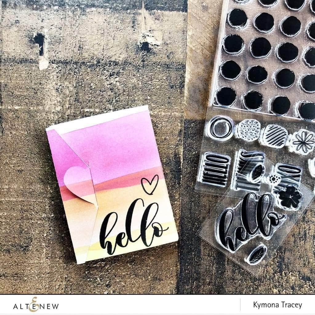 Photocentric Clear Stamps Mini Hello Stamp Set