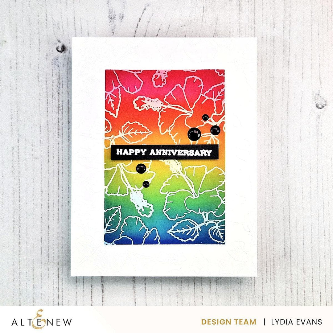 PMA Industries, Inc. Clear Stamps Mini Hibiscus Stamp Set