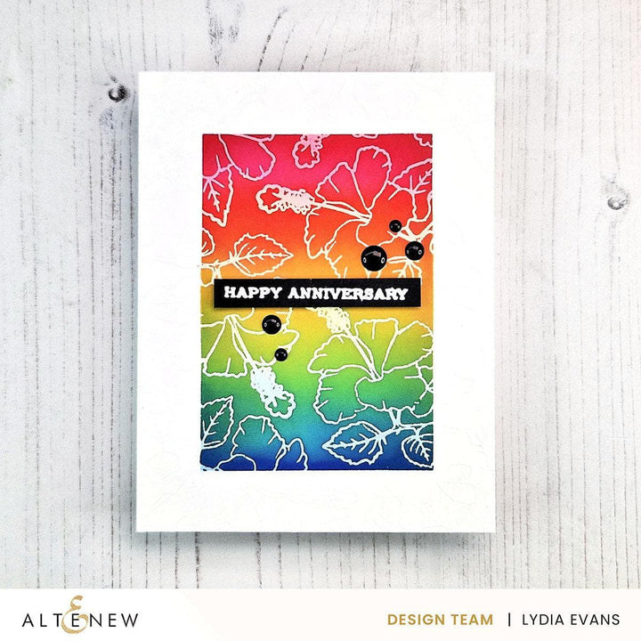 PMA Industries, Inc. Clear Stamps Mini Hibiscus Stamp Set