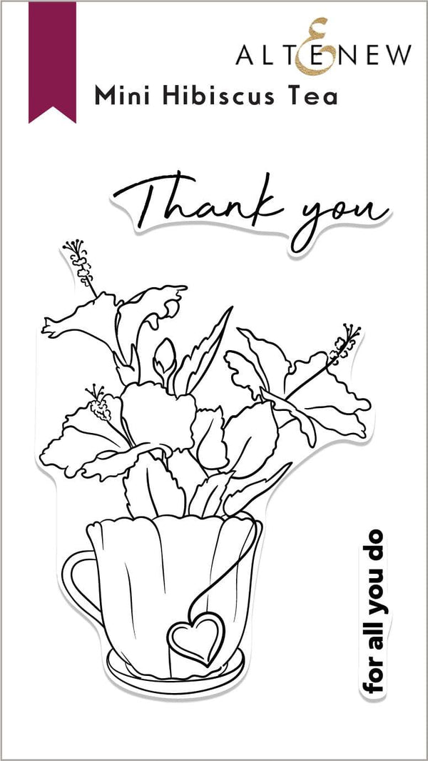 Mini Hibiscus Tea Stamp Set (2021 Year-end Thank You Stamp)