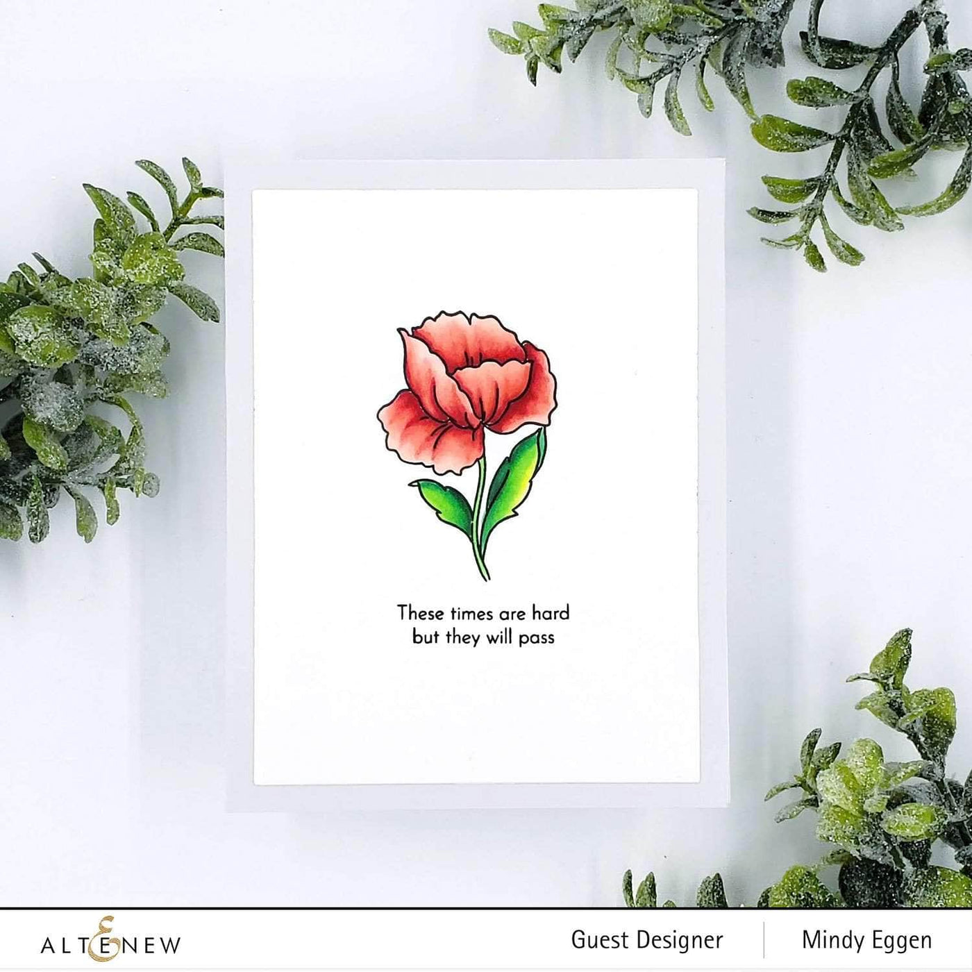 Photocentric Clear Stamps Mini Poppy Stamp Set