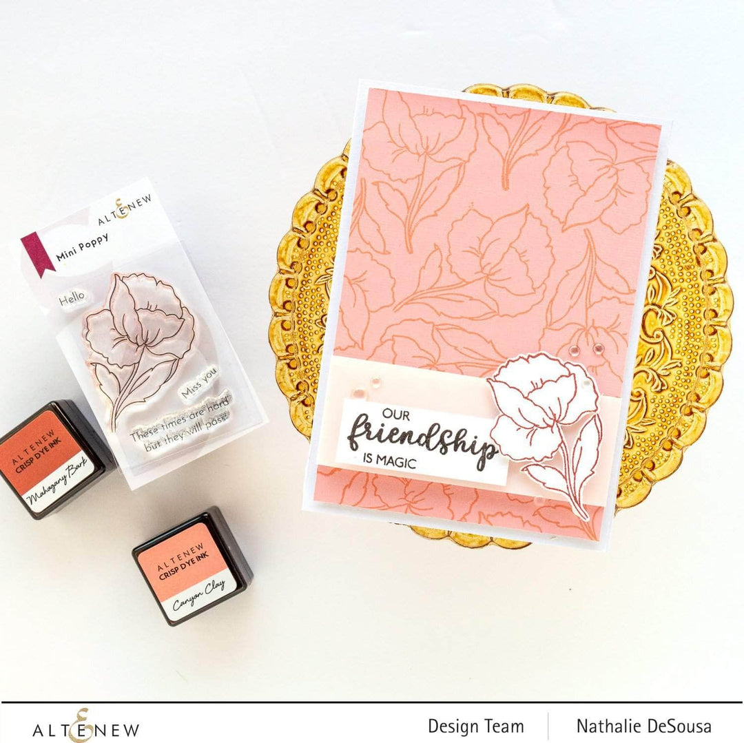 Photocentric Clear Stamps Mini Poppy Stamp Set