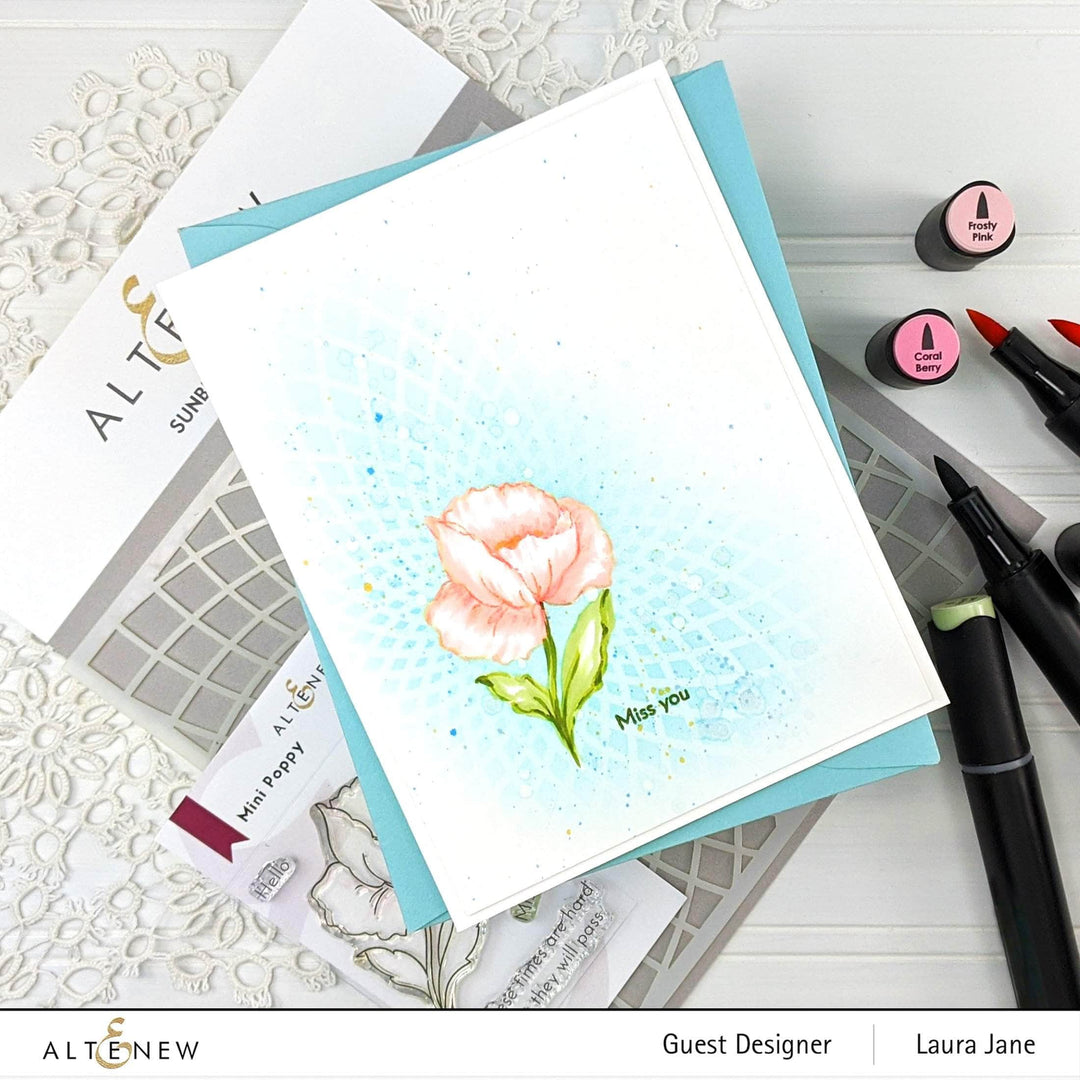 Photocentric Clear Stamps Mini Poppy Stamp Set
