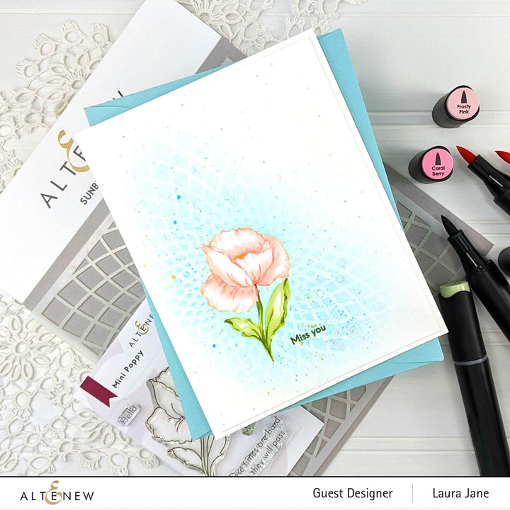 Photocentric Clear Stamps Mini Poppy Stamp Set