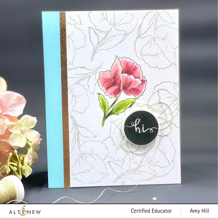 Photocentric Clear Stamps Mini Poppy Stamp Set