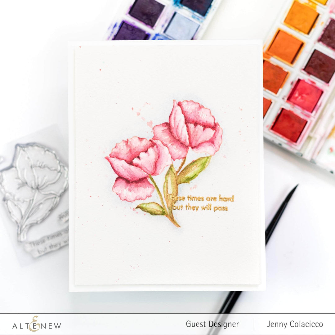 Photocentric Clear Stamps Mini Poppy Stamp Set